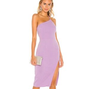 Lovers and Friends Lazo Midi Dress in Lilac Purple